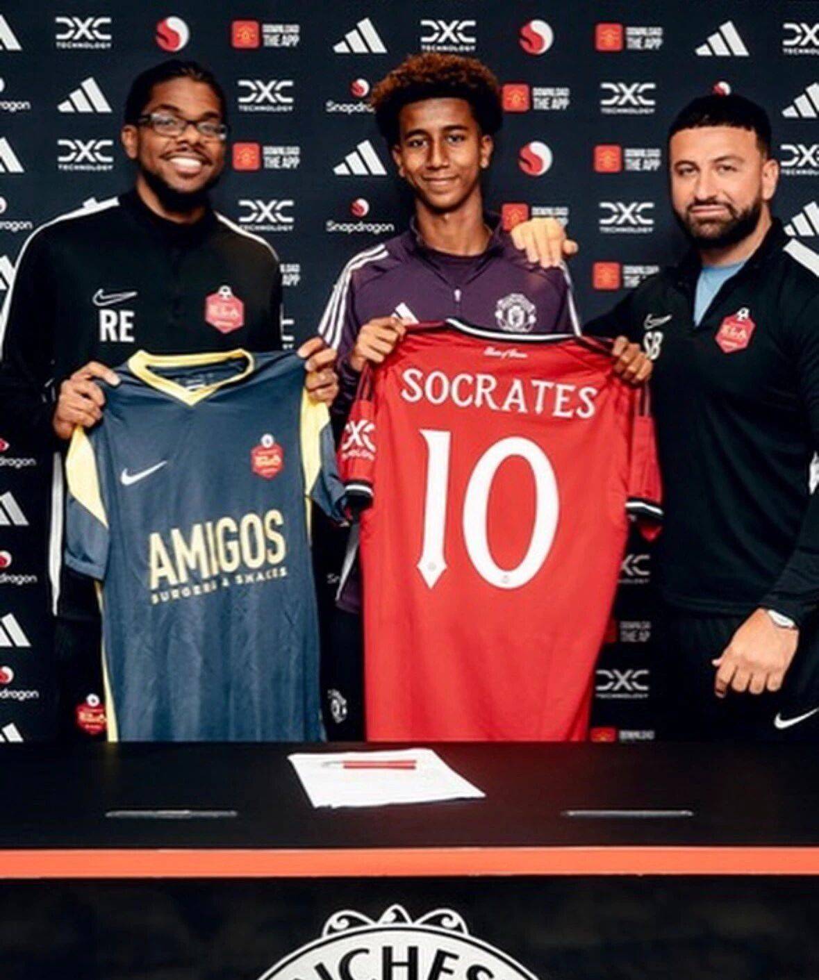 แมนเชสเตอร์ ยูไนเต็ด ประกาศอย่างเป็นทางการเซ็นสัญญากับ โซเครติส กองหลังวัย 13 ปี ไม่มีความสนใจใน รามอส! แบ็คซ้ายปฏิเสธการย้ายทีมแบบยืมตัว_นักเตะ_การพัฒนาเยาวชน_แชมเปียนส์ลีก
